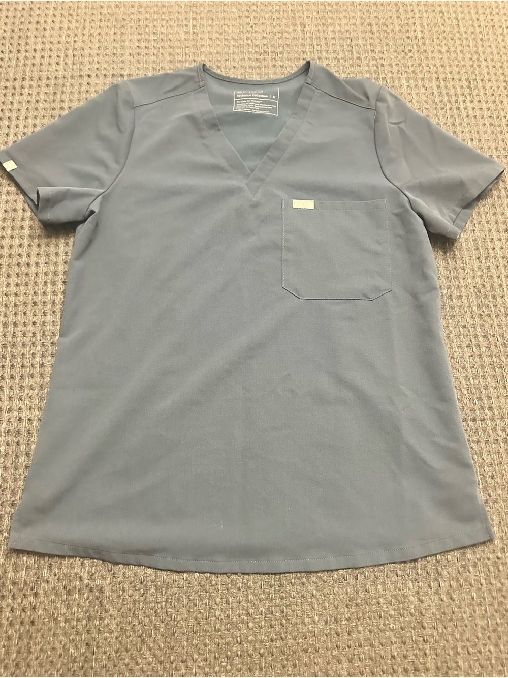 Figs blue scrub top